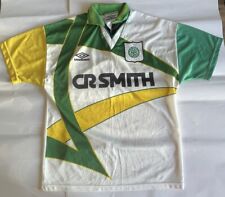 Vintage Celtic FC Football Shirt 1994/95 Youth Size Umbro Away CR SMITH Jersey