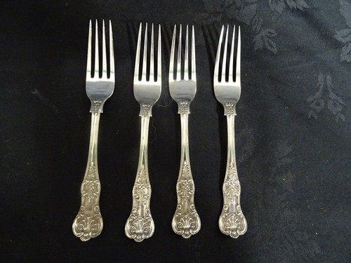 Antique kings pattern silver - ,