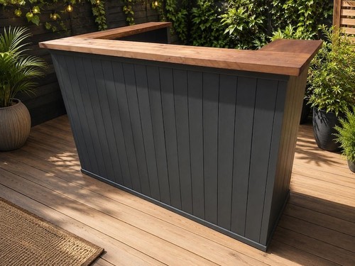 Shaped home bar - u,
