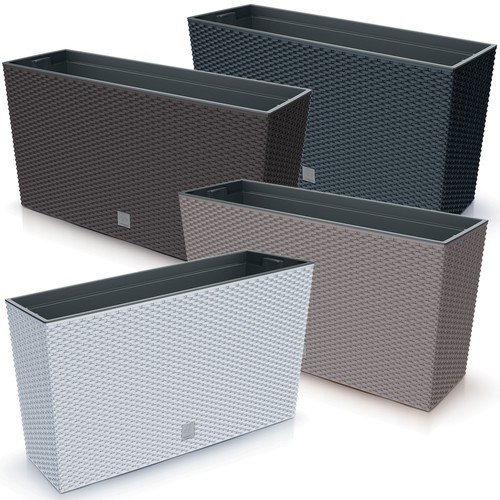 Tall rectangle rattan case - rectangle,