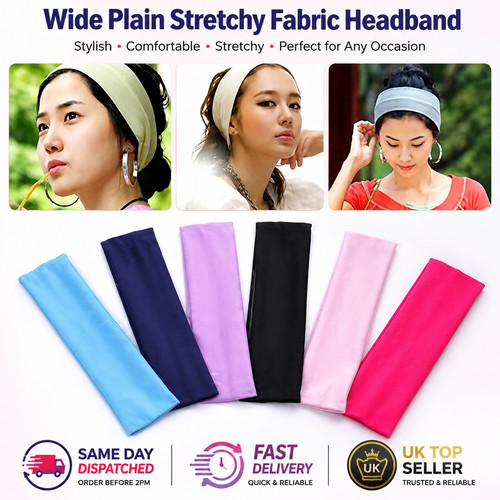 5cm wide plain stretchy fabric - plain,