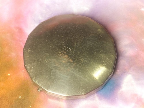 Small minimalist silver tone