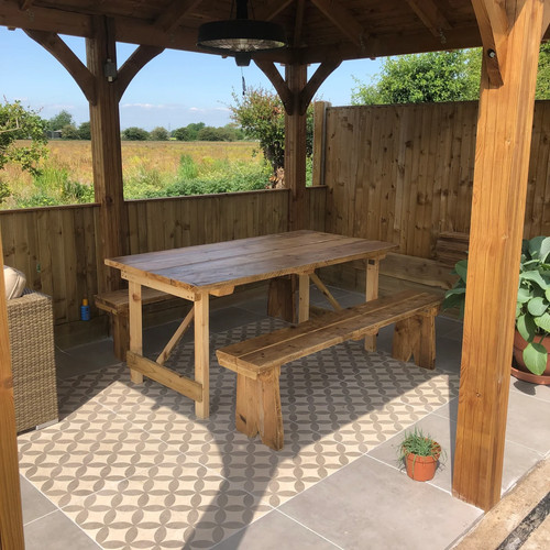 Handmade table top exterior - table,