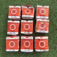 Upholstery Tacks Lion Brand Blued Cut TACKS Bundle 9x Quantity 500g 10 mm