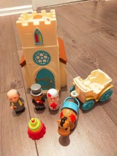 ELC HAPPYLAND CHURCH WEDDING SCENE BRIDE GROOM CARRIGE HORSE