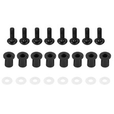 Screen bolt nuts - screen, black