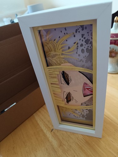 Papercut light box - light,