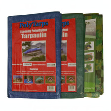 Tarpaulin Waterproof Camping Tarp Ground Sheet Lightweight Cover Eyelets New