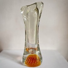 Thomas WEBB Vase Amber