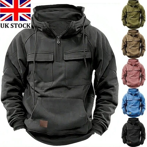 Mens cargo hoodies tops combat - mens,