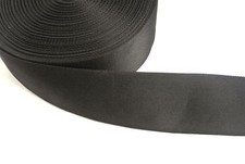 100mm Webbing Wide In Black 1m