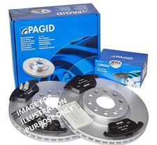 PAGID Front Brake Discs And Brake Pads Set 239,5 mm Vented