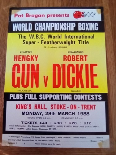 Boxing handbill - boxing,