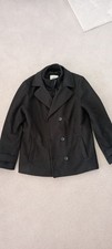 Tokyo Laundry Mens Pea coat black Size M