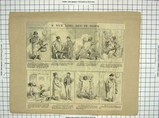 Old Antique Print Policemen