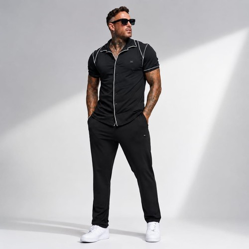Men tracksuit piece set - piece,