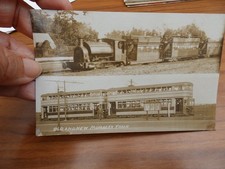 Postcard Old and New Mumbles Train