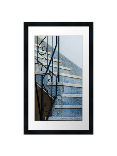 Stone staircase with - stone,