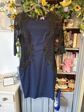 Lipsy Blue Stretch Dress Size