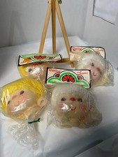 4- Vintage Darice Doll Head w/