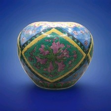 Antique Chinese Porcelain Ginger Jar Peranakan Straits Chinese Guangxu 1900