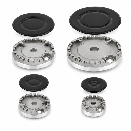 Gas hob burner - gas, flame