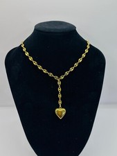 Coffee Bean Lariat Necklace