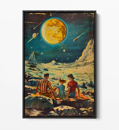 Vintage retrofuture family - vintage,