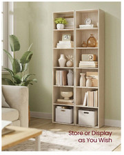 Bookcase Shelving Unit Tall 6