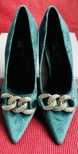 M&S Emerald Green Velvet High