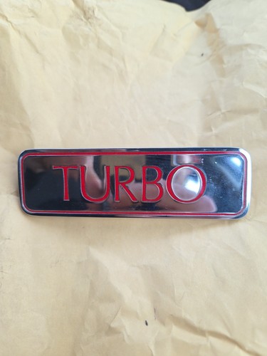 Bentley turbo boot badge - bentley,