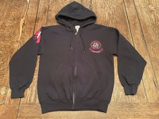 MINISTRY 1981-2008 End Of Days adult M black zip up Hoodie industrial rock music