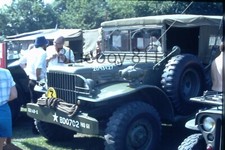  35mm Slide WW2 Dodge WC 3/4 ton truck Huddersfield Classic Car Show 1980's