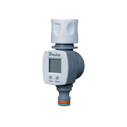 Garden tap water flow meter - flow,
