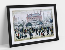 LS LOWRY, MARKET SCENE