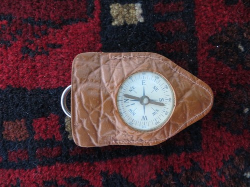 Vintage atco compass and map - and,