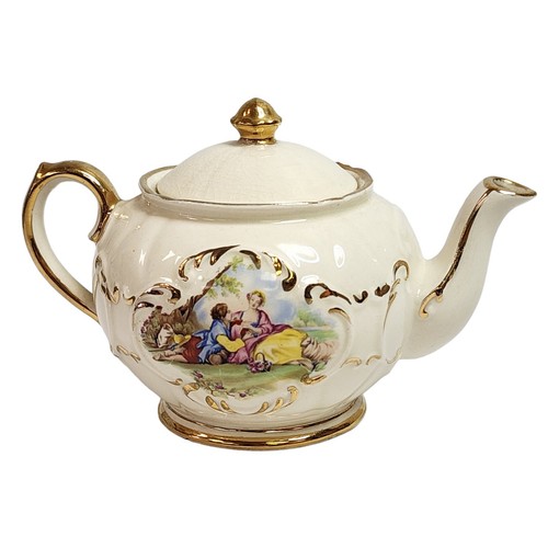 Sadler teapot lid courting - teapot, w/