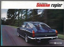 Sunbeam Rapier 1725cc Fastback 1967-1969 UK Market Sales Brochure Arrow