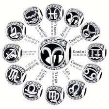 Real 925 Zodiac Beads Making