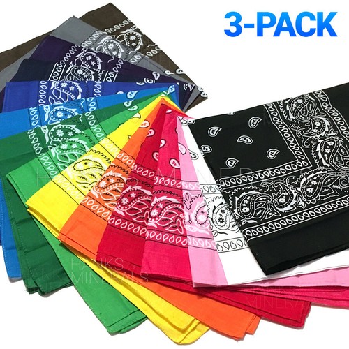 Pack bandana 100 cotton - 3-pack,