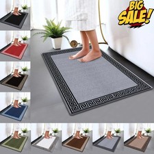 Bath Mat Non Slip Water Absorbent Small Large Bathroom Rugs Toilet Pedestal Mats