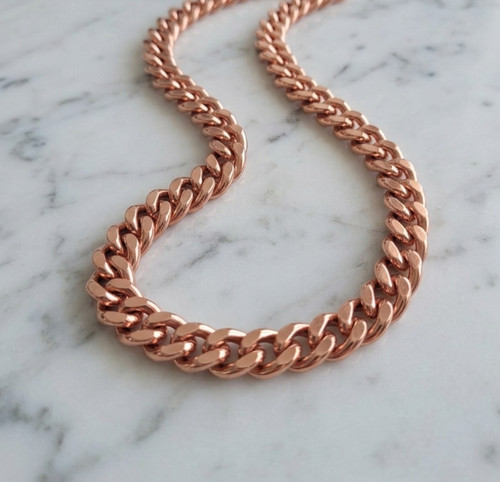 Pure solid copper cuban curb - cuban,