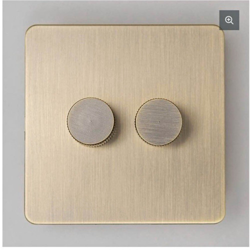 Gang rotary knob dimmer wall - dimmer,