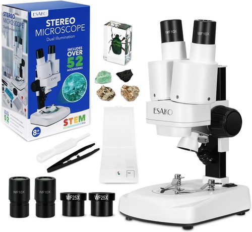 Esako dual led kids microscope - kids,