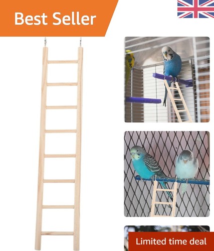 Khaki wooden bird ladder for - wooden,