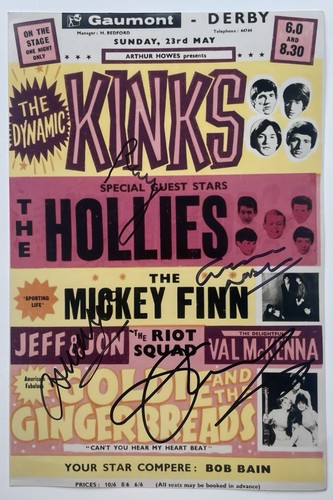 Signed ray davies allan - davies, clarke