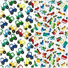 Printed poly cotton - cotton, novelty