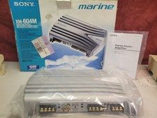 Sony XM-604M /4-channel marine boat/car amplifier New