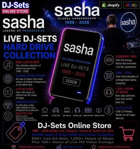 Sasha live audio video - live,