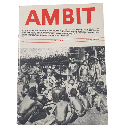 Vintage ambit magazine 1975 - vintage,